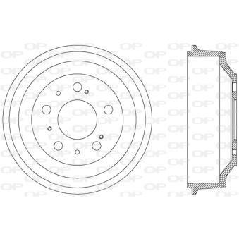 Tambour de frein OPEN PARTS