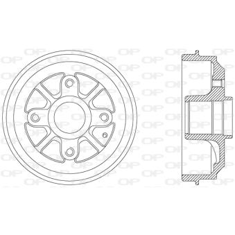 Tambour de frein OPEN PARTS