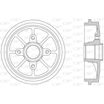 Tambour de frein OPEN PARTS