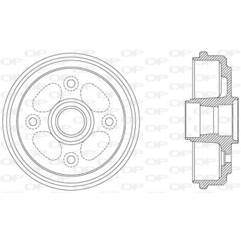 Tambour de frein OPEN PARTS