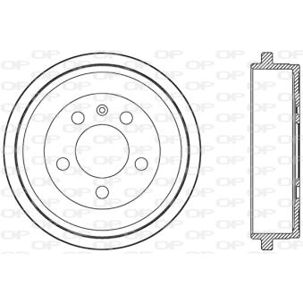 Tambour de frein OPEN PARTS