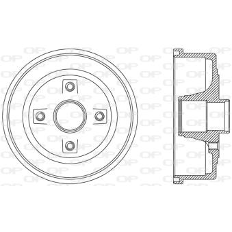 Tambour de frein OPEN PARTS