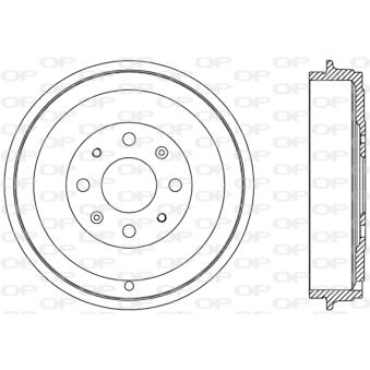 Tambour de frein OPEN PARTS