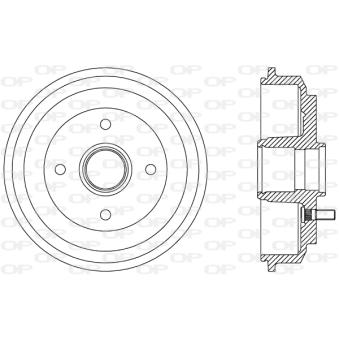 Tambour de frein OPEN PARTS