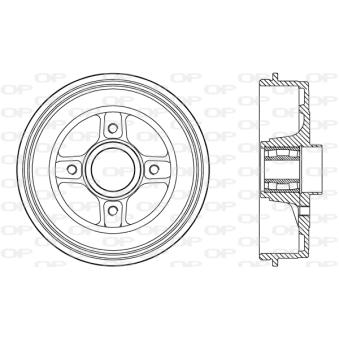 Tambour de frein OPEN PARTS