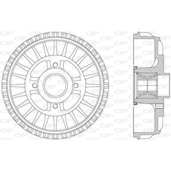 Tambour de frein OPEN PARTS