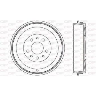 Tambour de frein OPEN PARTS BAD9093.10