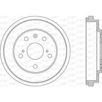 Tambour de frein OPEN PARTS