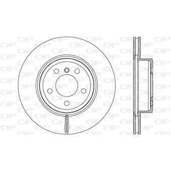 Jeu de 2 disques de frein avant OPEN PARTS