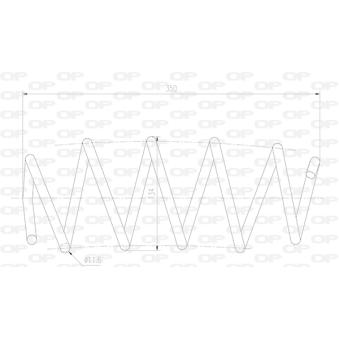 Ressort de suspension OPEN PARTS