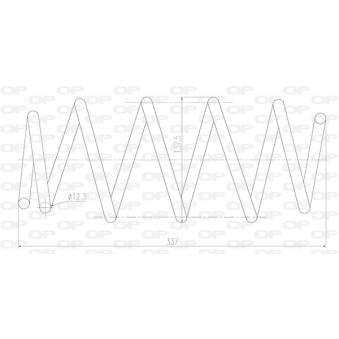 Ressort de suspension OPEN PARTS