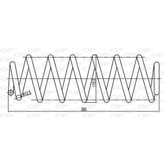 Ressort de suspension OPEN PARTS