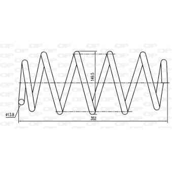 Ressort de suspension OPEN PARTS