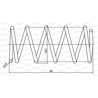 Ressort de suspension OPEN PARTS