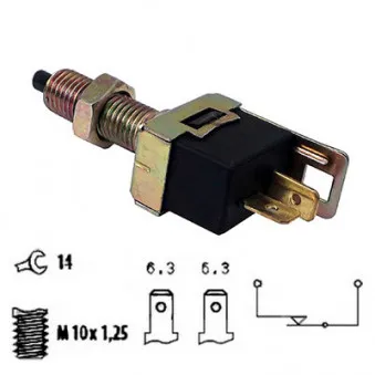Interrupteur des feux de freins MEAT & DORIA 35004
