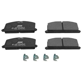 Jeu de 4 plaquettes de frein avant JURID 572255J
