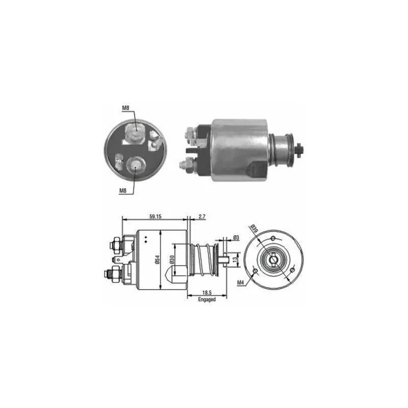 Contacteur, démarreur MEAT & DORIA 46087