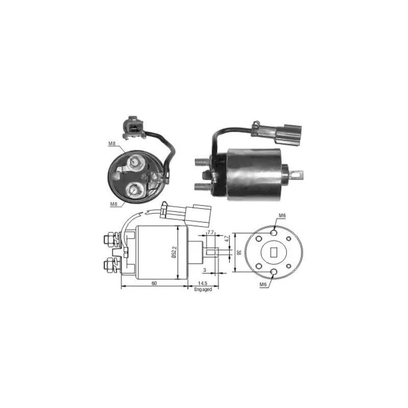 Contacteur, démarreur MEAT & DORIA 46091