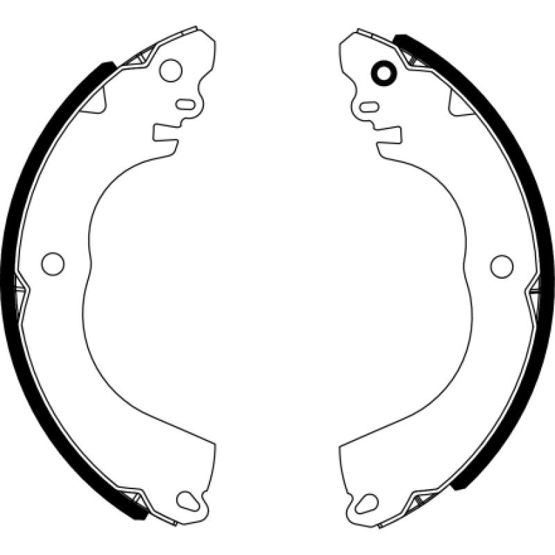 Jeu de mâchoires de frein TEXTAR 91081900 - Visuel 1