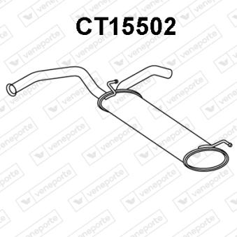 Silencieux arrière VENEPORTE