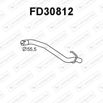 Tuyau d'échappement VENEPORTE FD30812