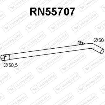 Tuyau d'échappement VENEPORTE RN55707
