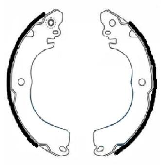 Jeu de mâchoires de frein MINTEX MFR748