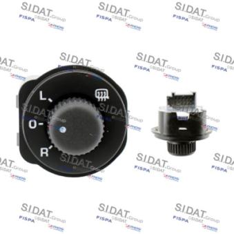 Interrupteur, réglage des rétroviseurs extérieurs FISPA