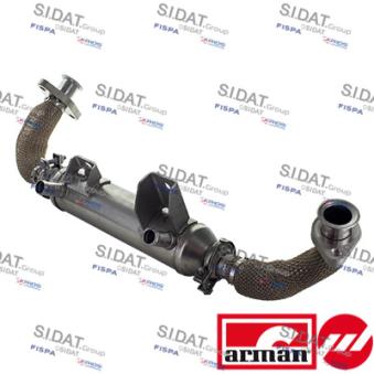 Radiateur, réaspiration des gaz d'échappement FISPA 83.1215AS