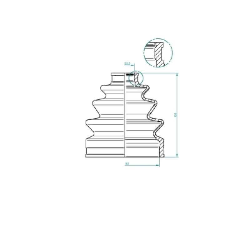 Soufflets de cardan avant LÖBRO 190972 - Visuel 1
