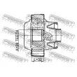 Joint, arbre longitudinal FEBEST 0211-S51SHA - Visuel 2