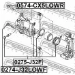 Boulon de guidage, étrier de frein FEBEST 0274-J32LOWF - Visuel 2