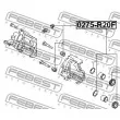 Kit de réparation, étrier de frein FEBEST 0275-R20F - Visuel 2