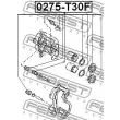 Kit de réparation, étrier de frein FEBEST 0275-T30F - Visuel 2