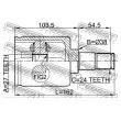 Jeu de joints, arbre de transmission avant droit FEBEST 1611-203RH - Visuel 2