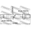 Arbre de transmission avant gauche FEBEST 1612-210LH - Visuel 2