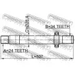 Arbre de transmission avant gauche FEBEST 1612-211LH - Visuel 2
