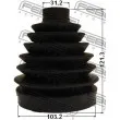 Joint-soufflet, arbre de commande FEBEST 1617P-164 - Visuel 2