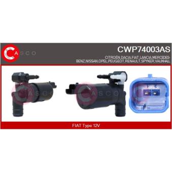 Pompe d'eau de nettoyage, nettoyage des vitres CASCO