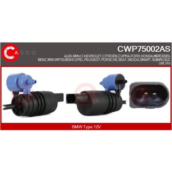 Pompe d'eau de nettoyage, nettoyage des vitres CASCO