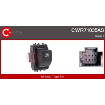 Interrupteur, lève-vitre CASCO