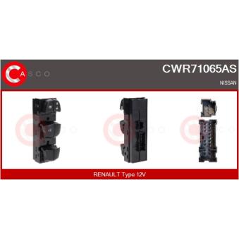 Interrupteur, lève-vitre CASCO CWR71065AS
