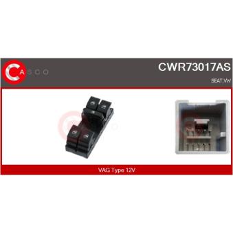 Interrupteur, lève-vitre CASCO