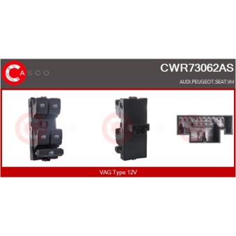 Interrupteur, lève-vitre CASCO CWR73062AS