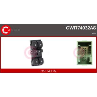 Interrupteur, lève-vitre CASCO CWR74032AS
