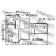 Embout de cardan avant (kit de réparation) FEBEST 2110-KUGA88R - Visuel 2