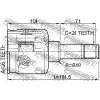 Jeu de joints, arbre de transmission avant gauche FEBEST 2111-FY26LH - Visuel 2