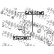 Kit de réparation, étrier de frein FEBEST 2375-2EAF - Visuel 2