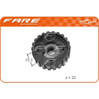 Roue dentée, vilebrequin FARE SA