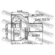 Embout de cardan avant (kit de réparation) FEBEST 2710-XC90A48 - Visuel 2